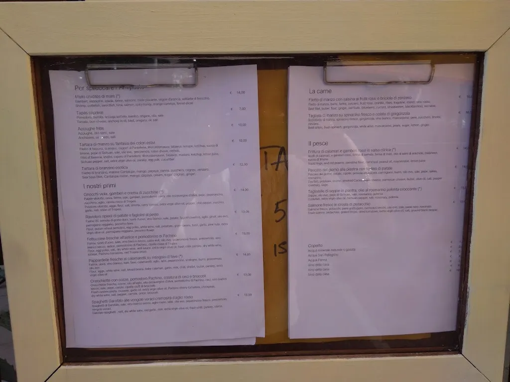 Menu_La Isla_Celle Ligure_image_2