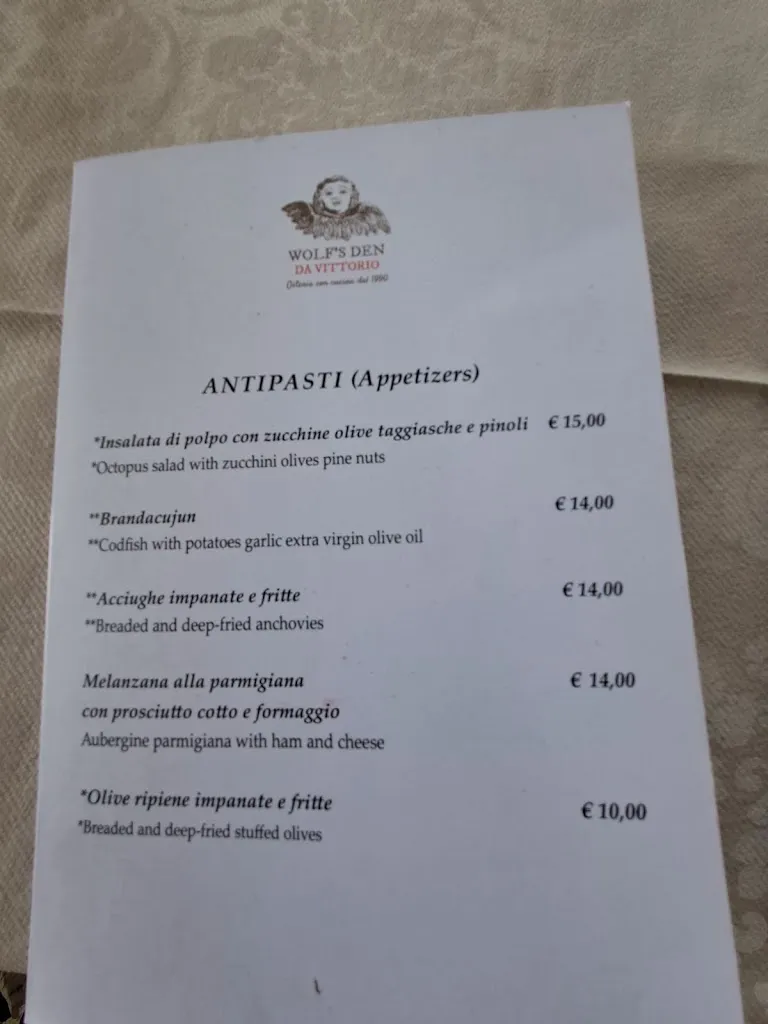 Menu_wolf's den da vittorio_Cipressa_immagine_2