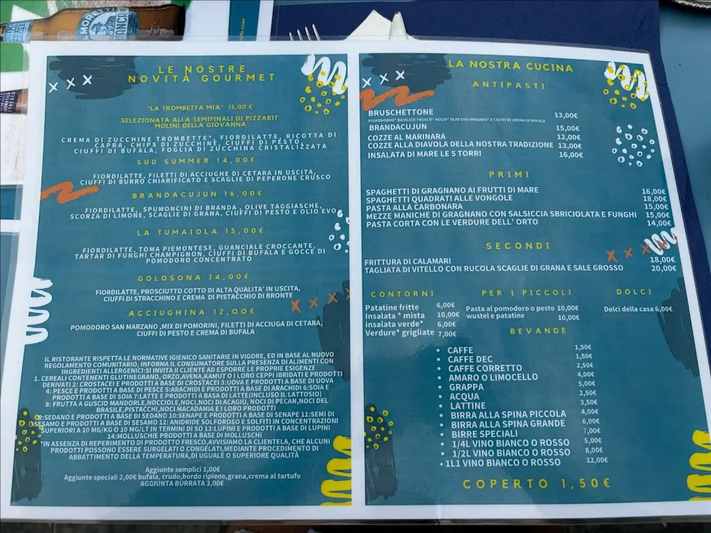 Menu_5 Torri Pizzeria Napoletana Ristorante_Civezza_image_2