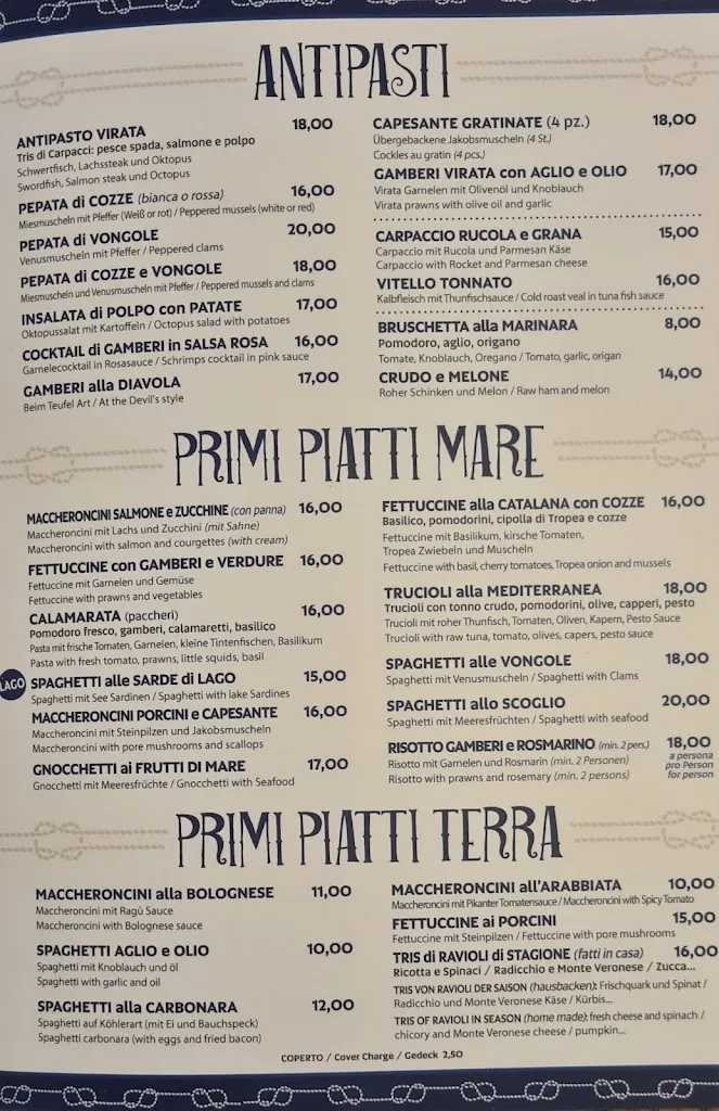 Menu_La Virata Trattoria del Pesce_Cisano_image_1