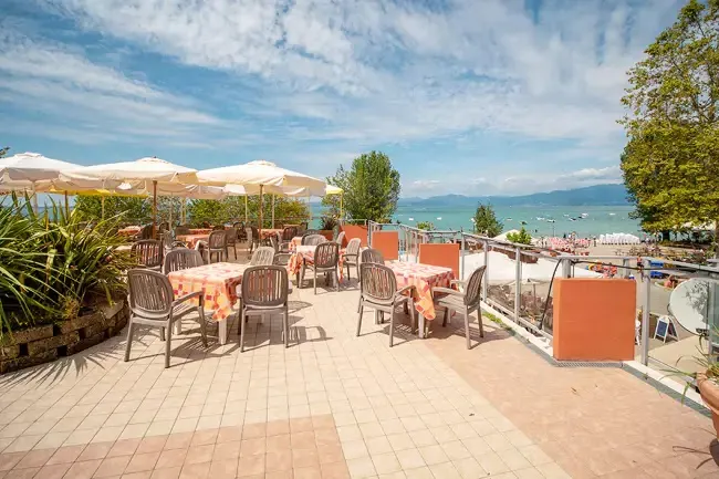 La Terrazza di Cisano restaurant in Cisano