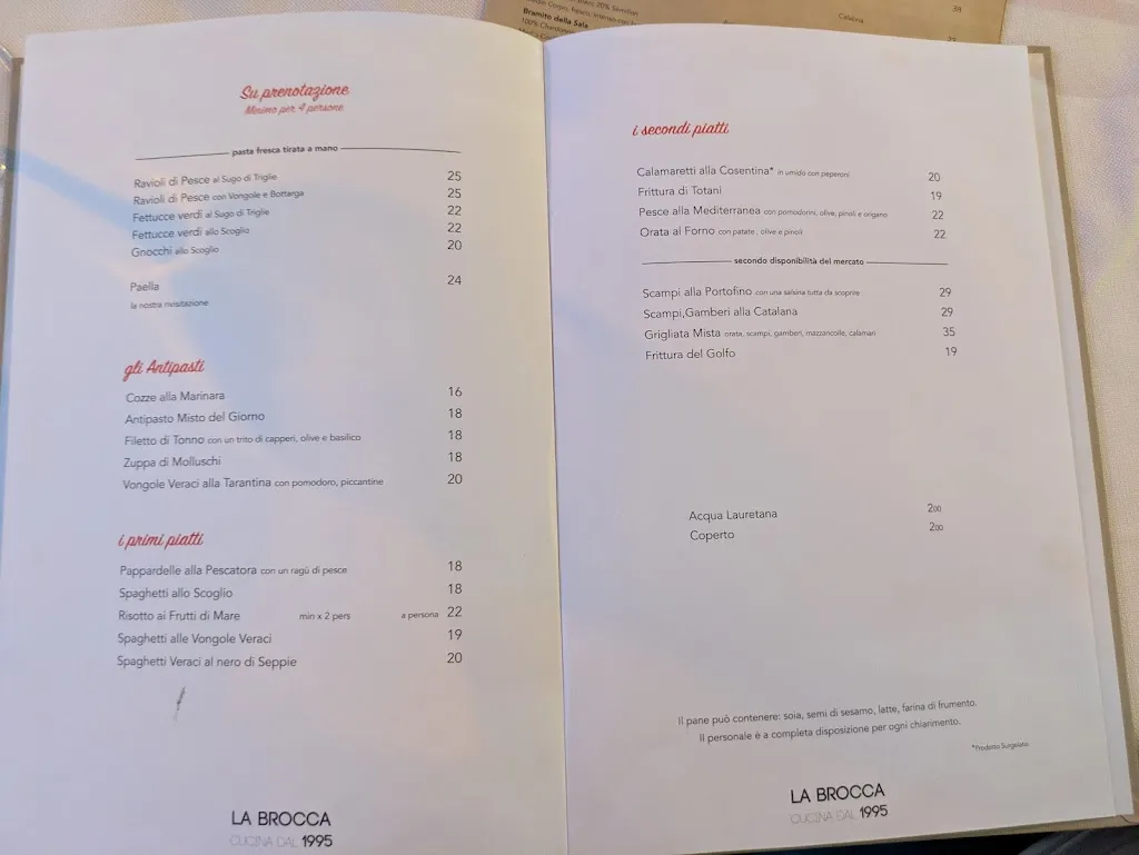 luca bonello_Ristorante La Brocca_Cogorno_review