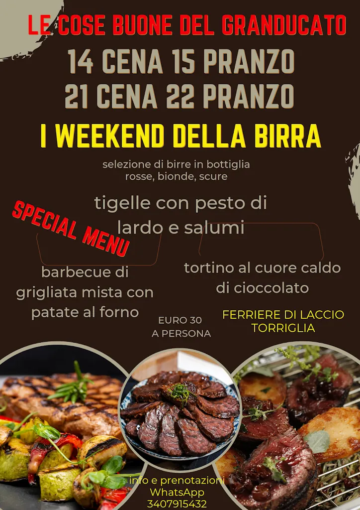 Menu_Le Cose Buone del Granducato HOME RESTAURANT MANGIARE IN TAVERNA_Davagna_image_1