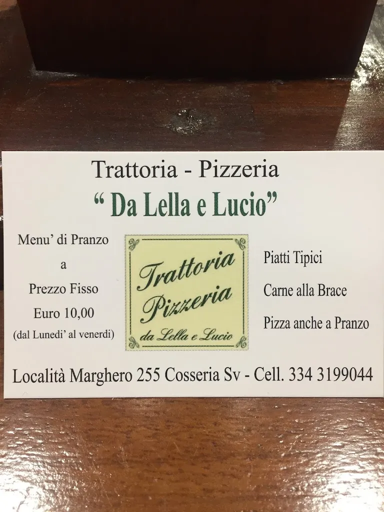 Menü_Trattoria Pizzeria da Lella e Lucio_Cosseria_Bild_1
