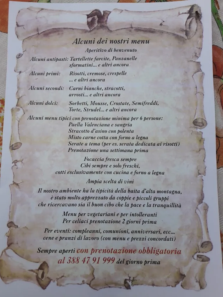 Menü_Cascina Imboscata - Home Restaurant_Cosseria_Bild_1