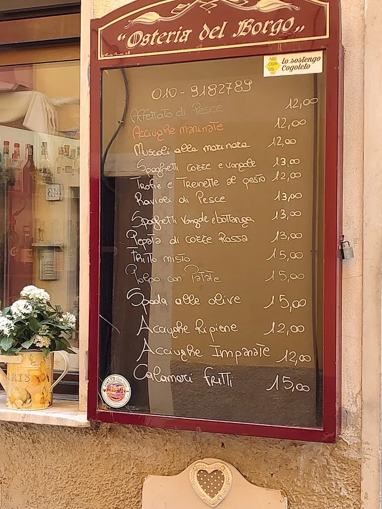 Menu_Osteria del Borgo Cogoleto_Cogoleto_image_3