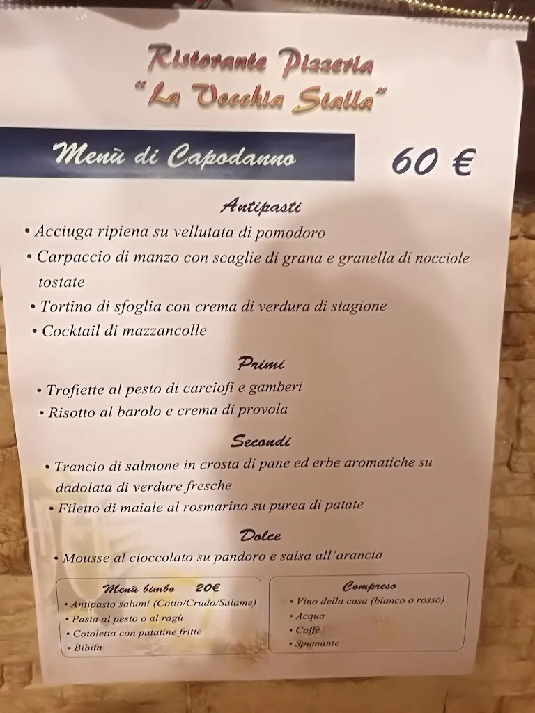 Menu_Ristorante pizzeria La vecchia stalla_Cogoleto_immagine_3