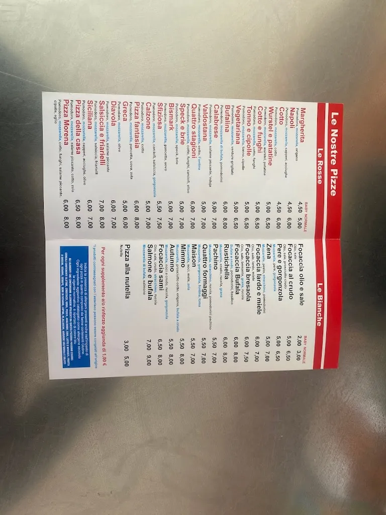 Menu_Bar Morena - Pizzeria_Gressan_image_1