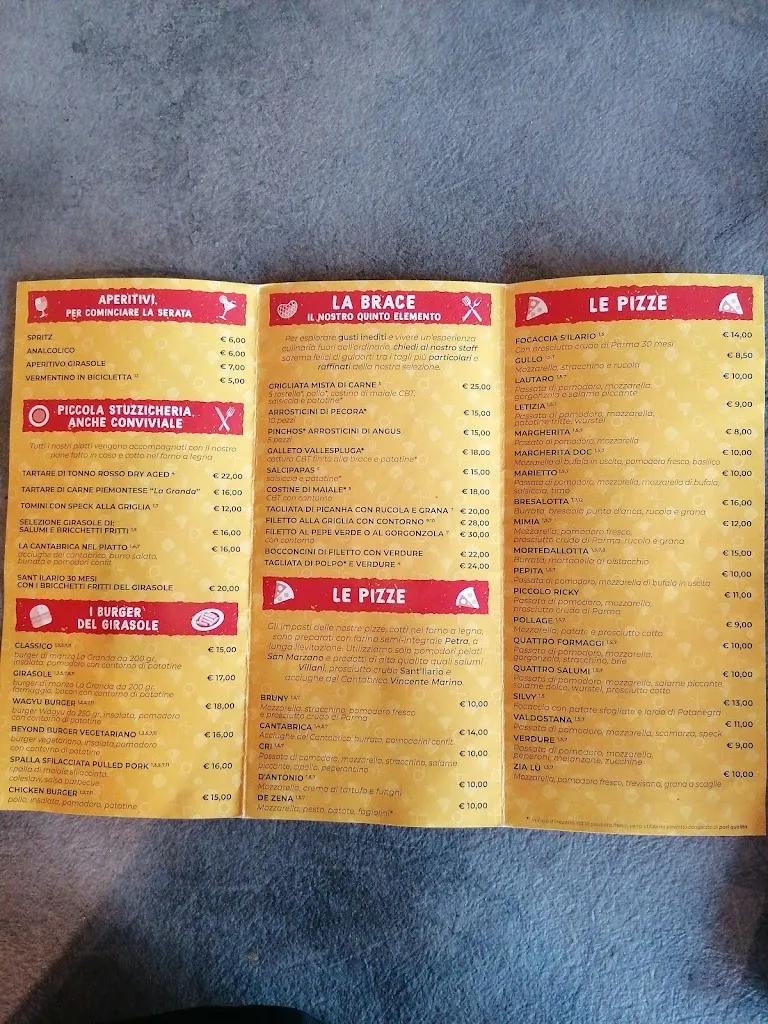 Menu_Girasole Pizza & Griglia_Diano Castello_image_2