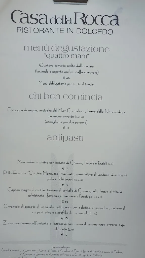 Menu_Ristorante Casa Della Rocca_Dolcedo_immagine_4