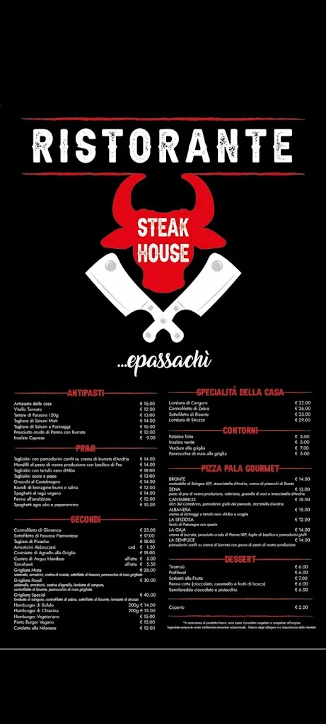 Menu_STEAKHOUSE EPASSACHI DOLCEACQUA_Dolceacqua_image_1