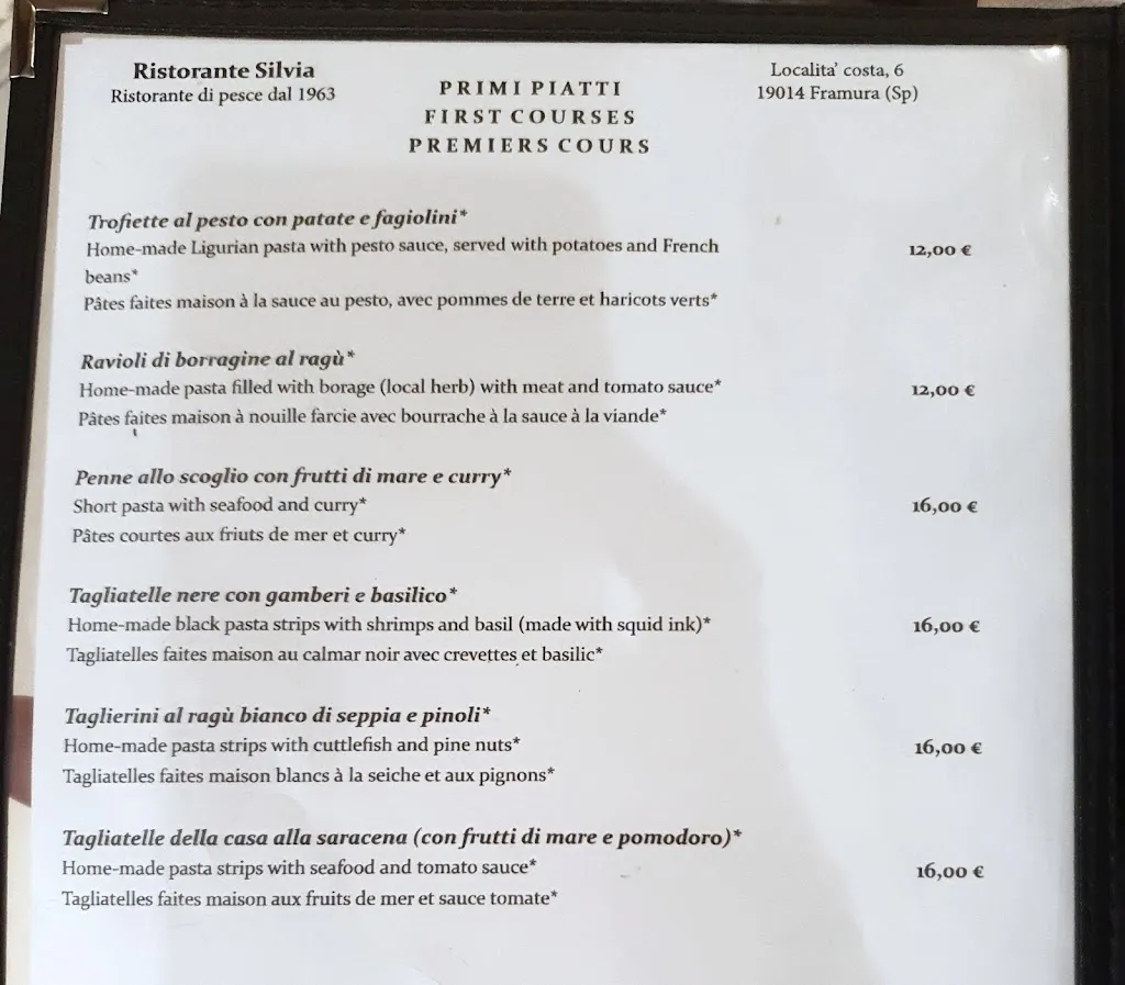 Menu_Ristorante Silvia_Framura_image_2