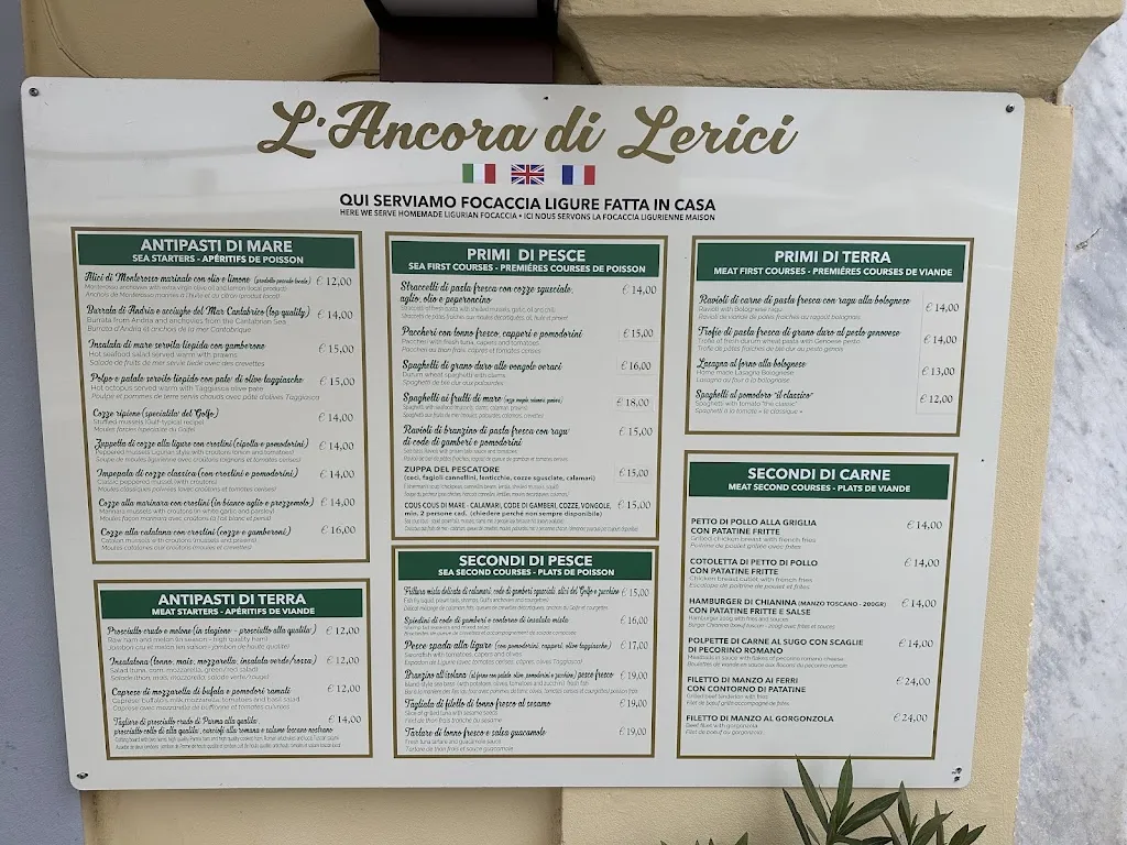 Menu_Trattoria ligure l'ancora di Lerici_Lerici_image_1