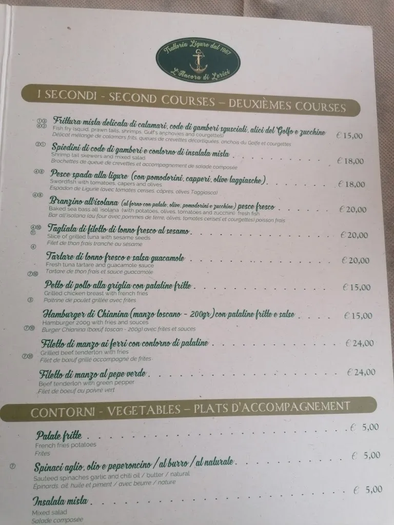 Menu_Trattoria ligure l'ancora di Lerici_Lerici_image_3