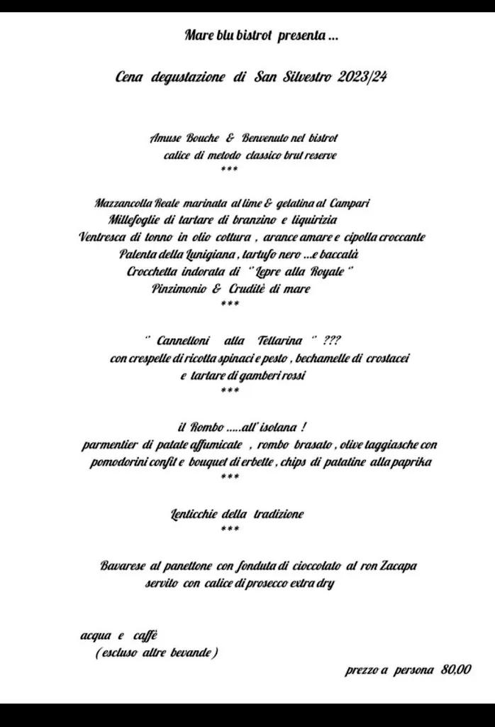 Menu_Mare Blu bistrot_Lerici_image_1