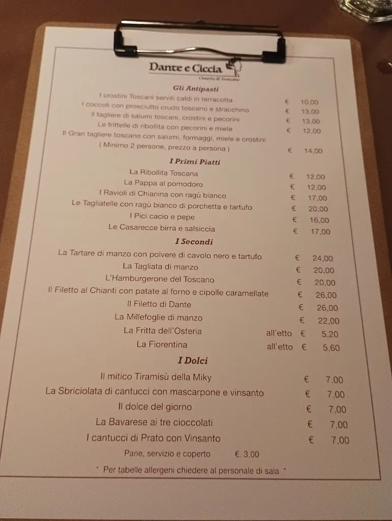 Menu_Osteria del Toscano 