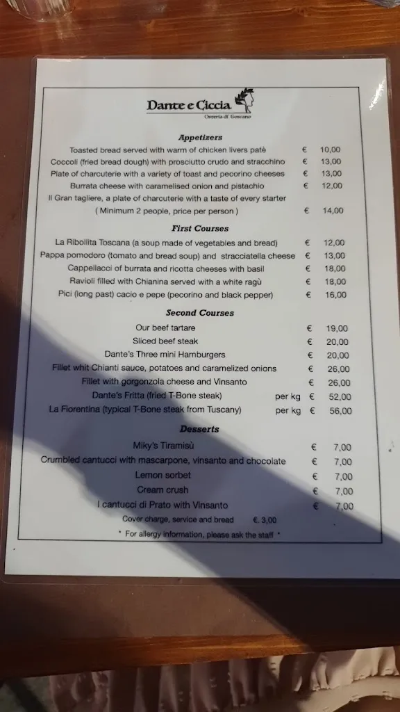 Menu_Osteria del Toscano 