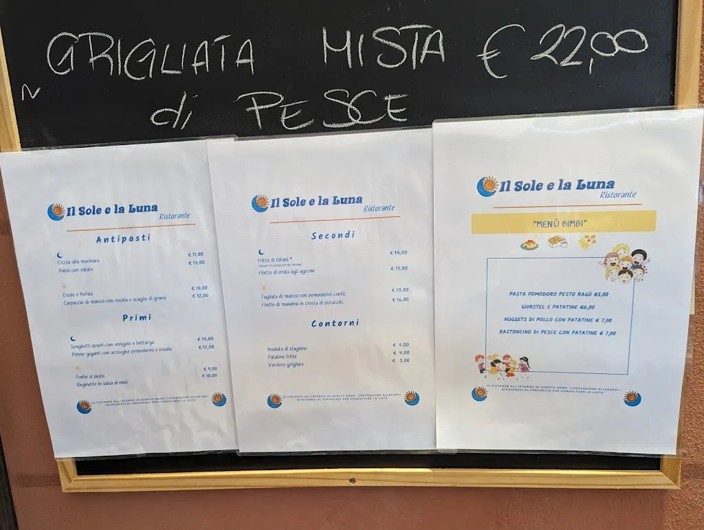 Menu_Ristorante Il Sole E La Luna_Lavagna_immagine_2
