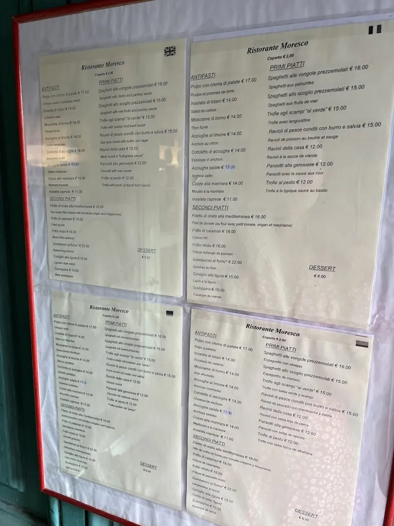 Menu_Moresco Restaurant_Levanto_immagine_1