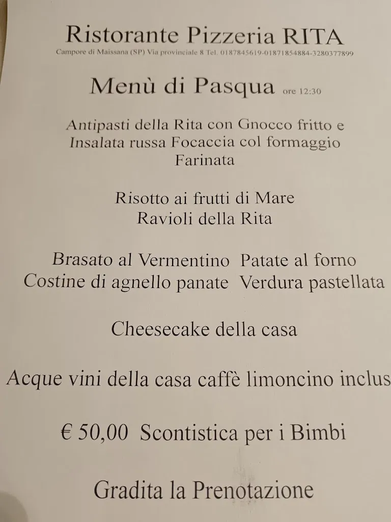 Menu_Ristorante Pizzeria Rita_Maissana_image_1