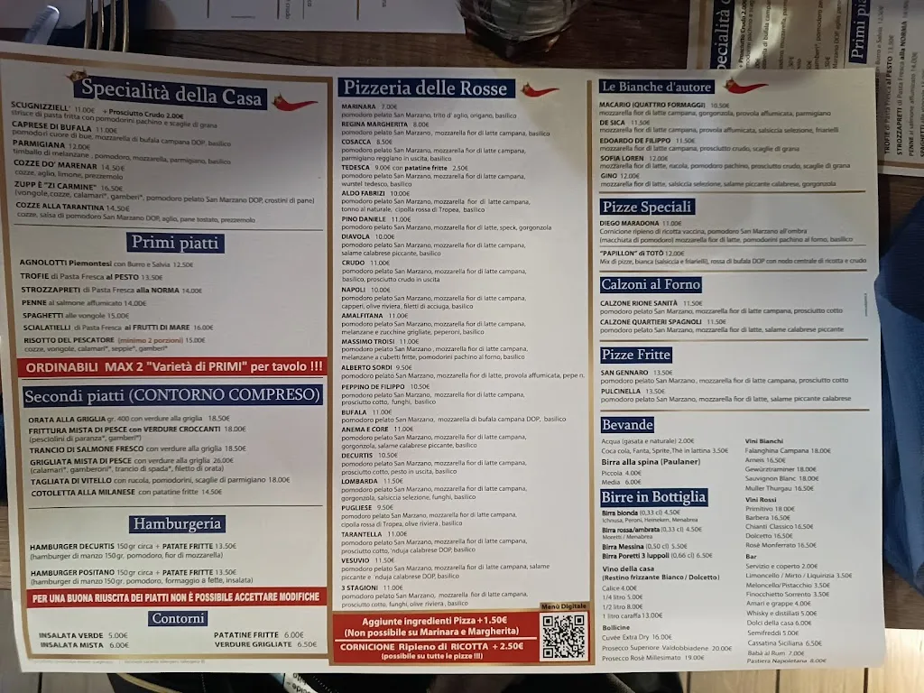 Menu_Trattoria NAPOLETANA_Marina di Andora_image_2