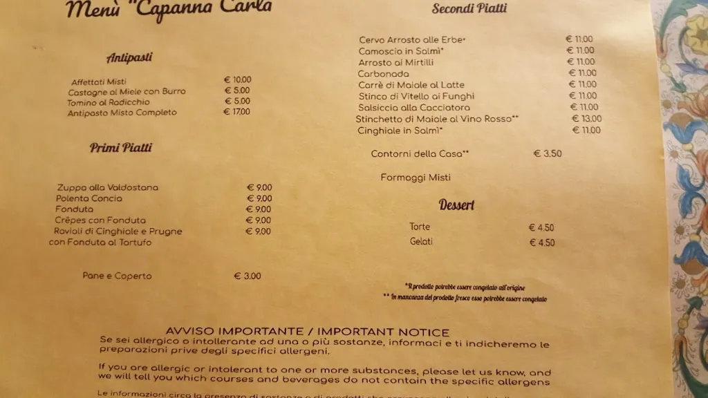 Menu_Ristorante Capanna Carla_Gressoney-La-Trinitè_image_1