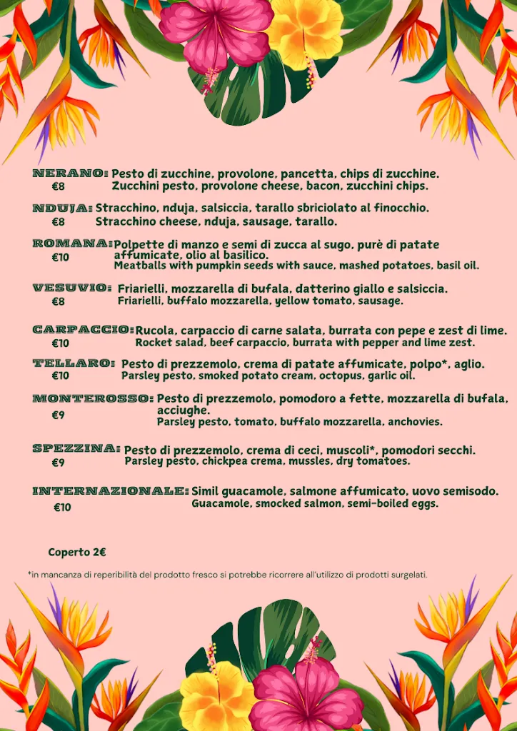 Menu_Crazy Bruschetta_La Spezia_image_1