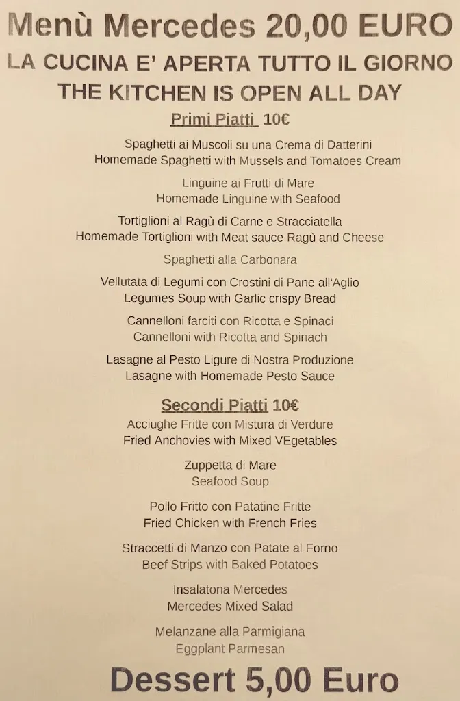 Menu_Bistrot Mercedes_La Spezia_image_1