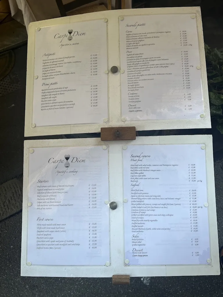 Menu_Carpe Diem La Spezia_La Spezia_image_1