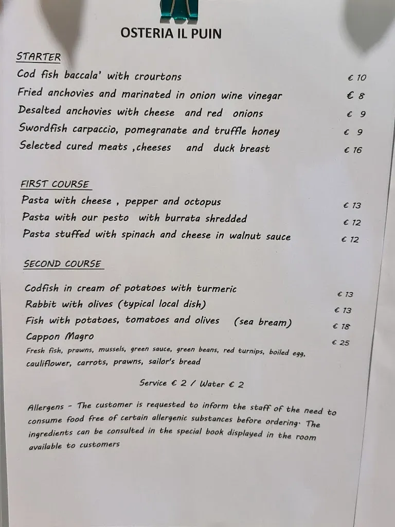 Menu_Osteria Il Puin_La Spezia_image_1