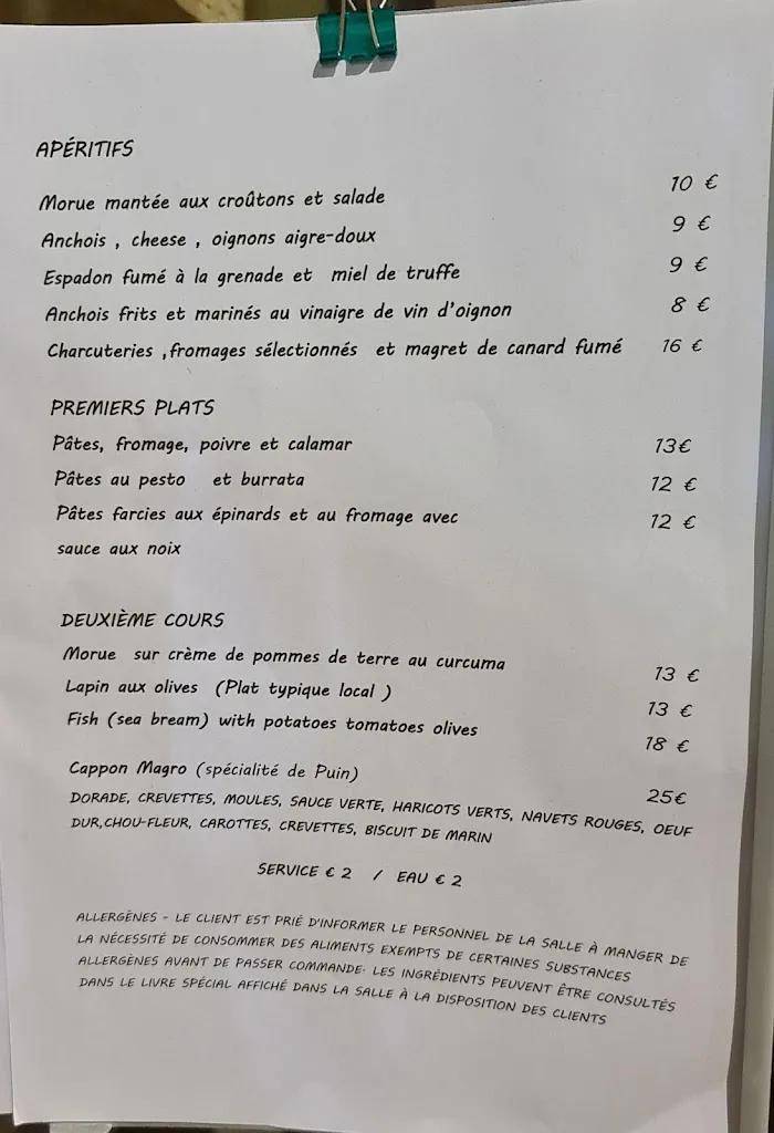 Menu_Osteria Il Puin_La Spezia_image_2