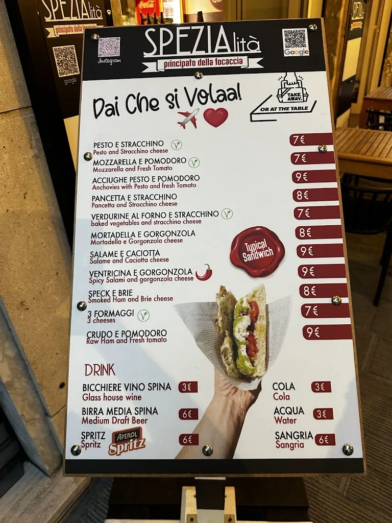 Menu_Spezialità, focacceria bistrò_La Spezia_immagine_3