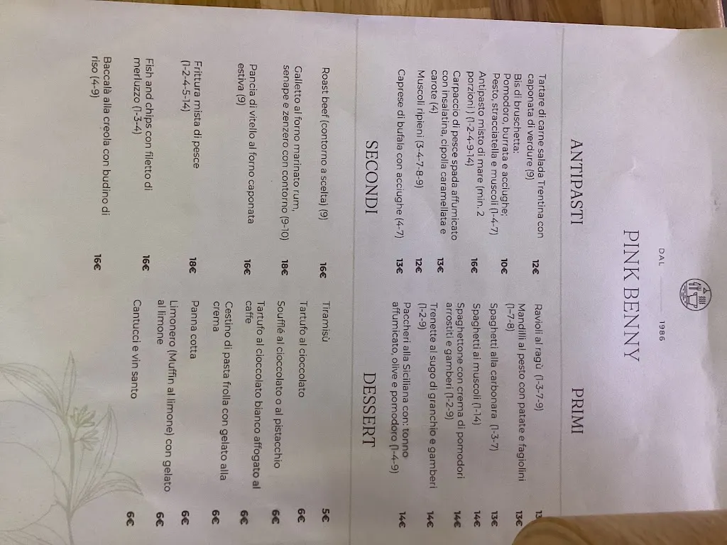 Menu_Pink Benny_La Spezia_immagine_2
