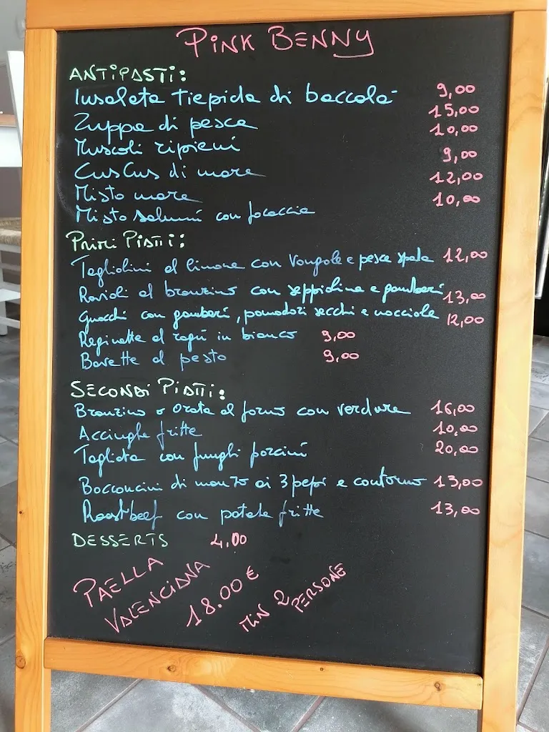 Menu_Pink Benny_La Spezia_immagine_4