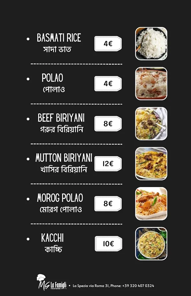 Menu_M&S La Famiglia Ristorante_La Spezia_image_2
