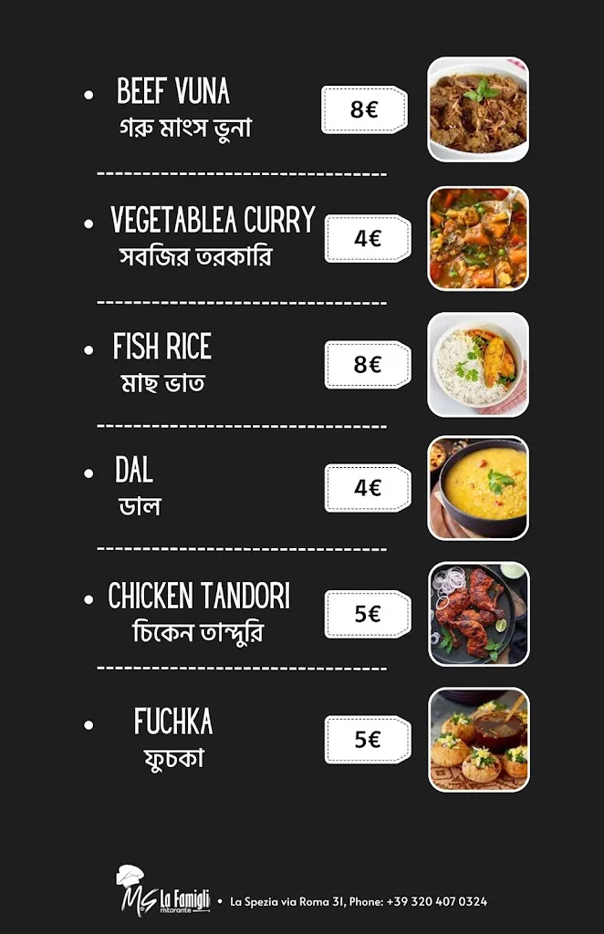 Menu_M&S La Famiglia Ristorante_La Spezia_image_4
