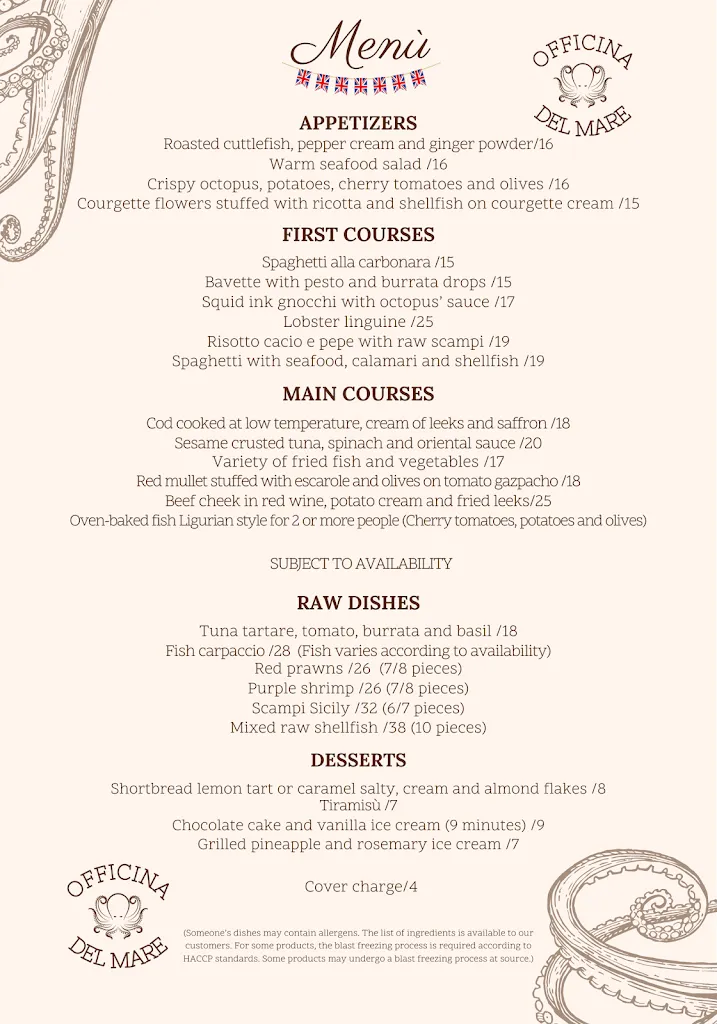 Menu_Officina del Mare_La Spezia_image_1