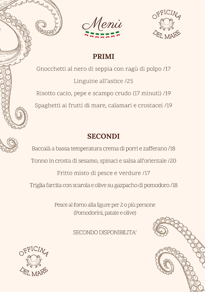 Menu_Officina del Mare_La Spezia_image_4