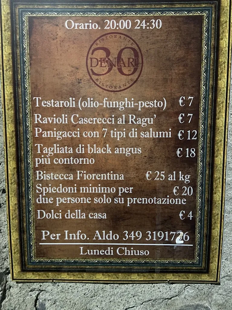 Menu_30 Denari_La Spezia_image_2