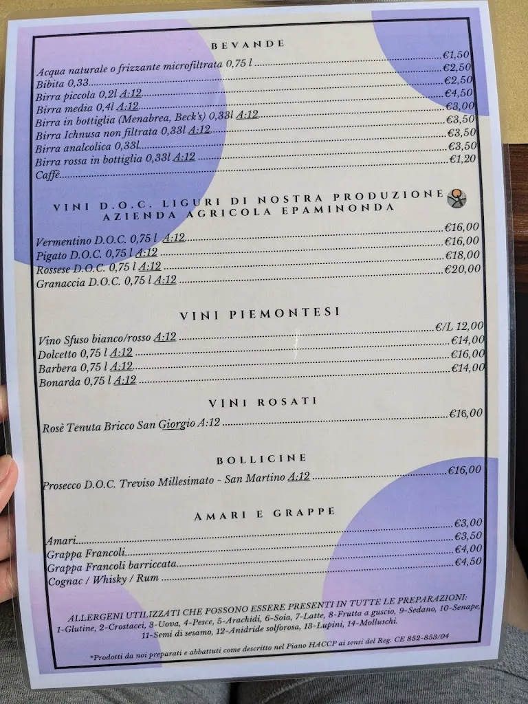 Menu_Bar Trattoria Ligure_Montalto Ligure_image_1