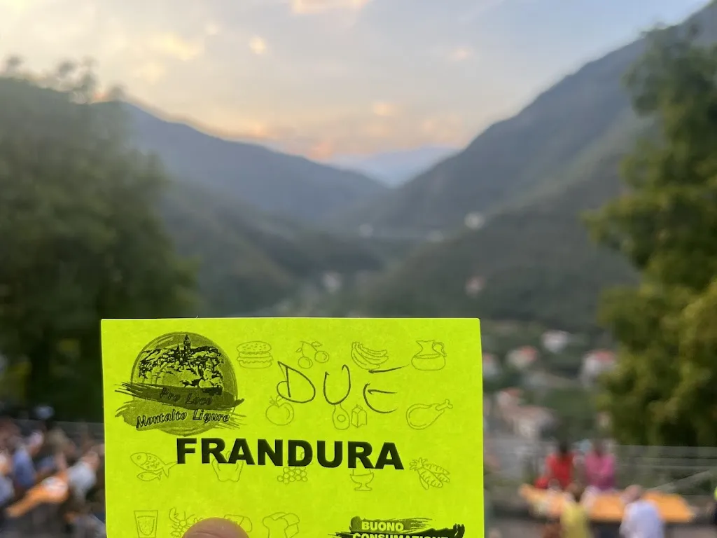 Sagra della Frândura restaurant in Montalto Ligure