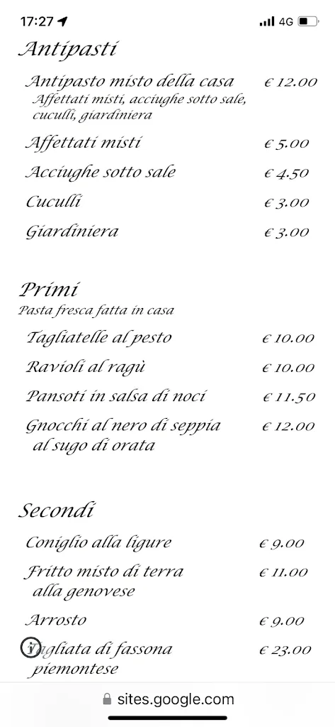 Menu_Trattoria Pagliettini_Moneglia_image_1