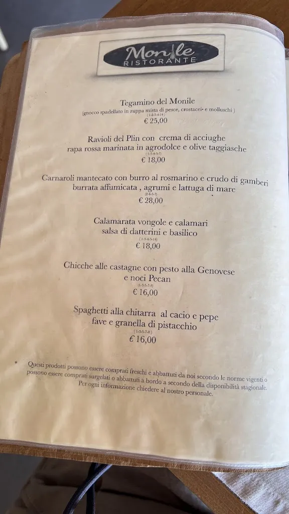 Menu_Ristorante Monile_Moneglia_image_1
