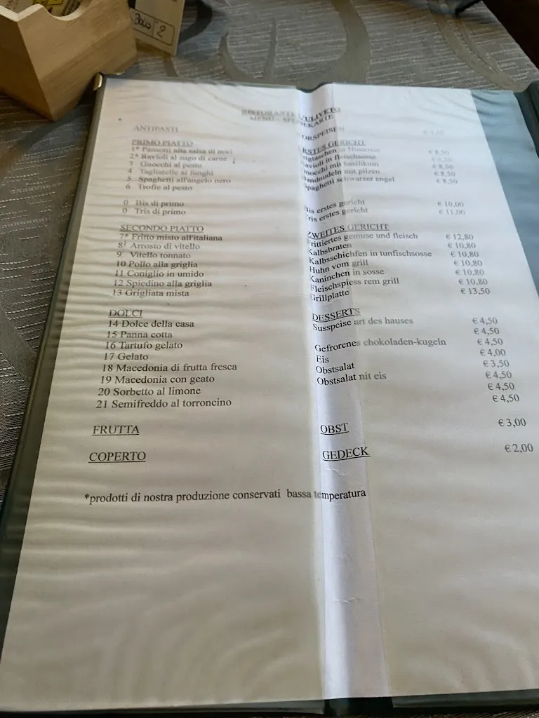 Menu_L'Uliveto Restaurant_Moneglia_image_1