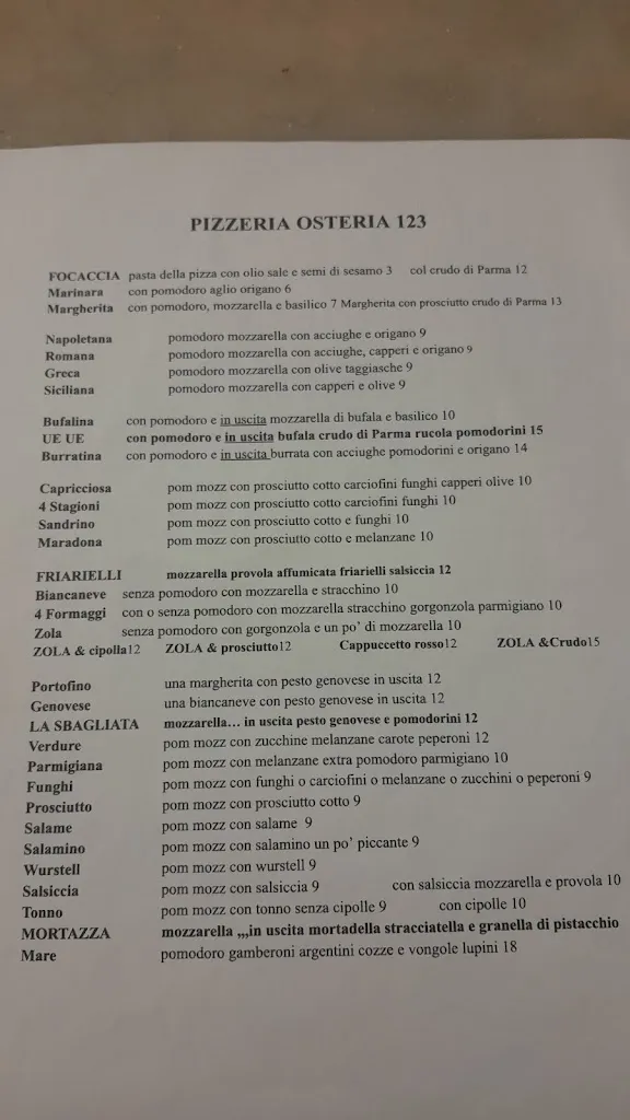 Menu_123 Osteria&Pizzeria_Noli_image_4