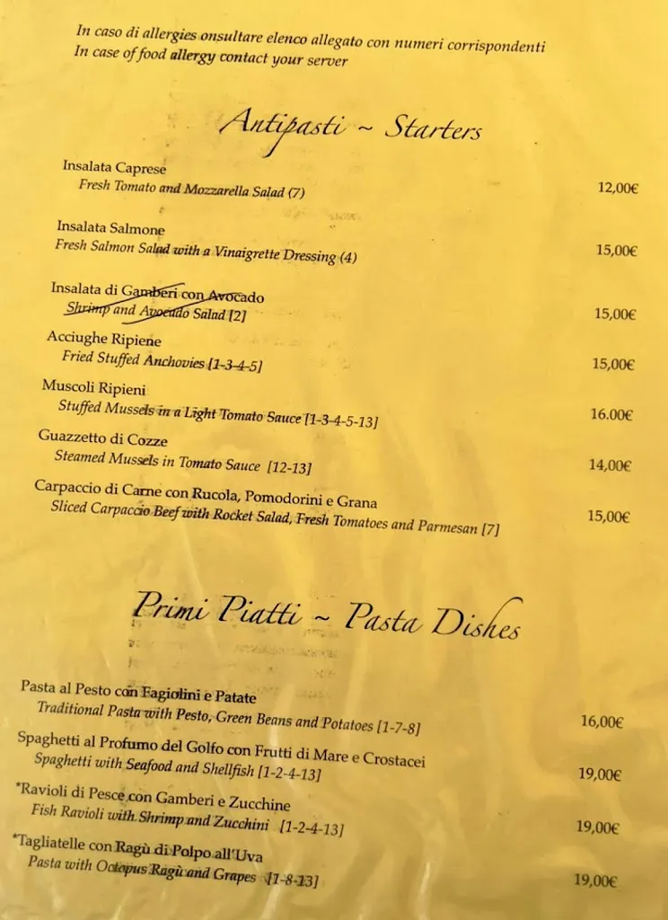 Menu_Il Casello_Monterosso al Mare_image_2