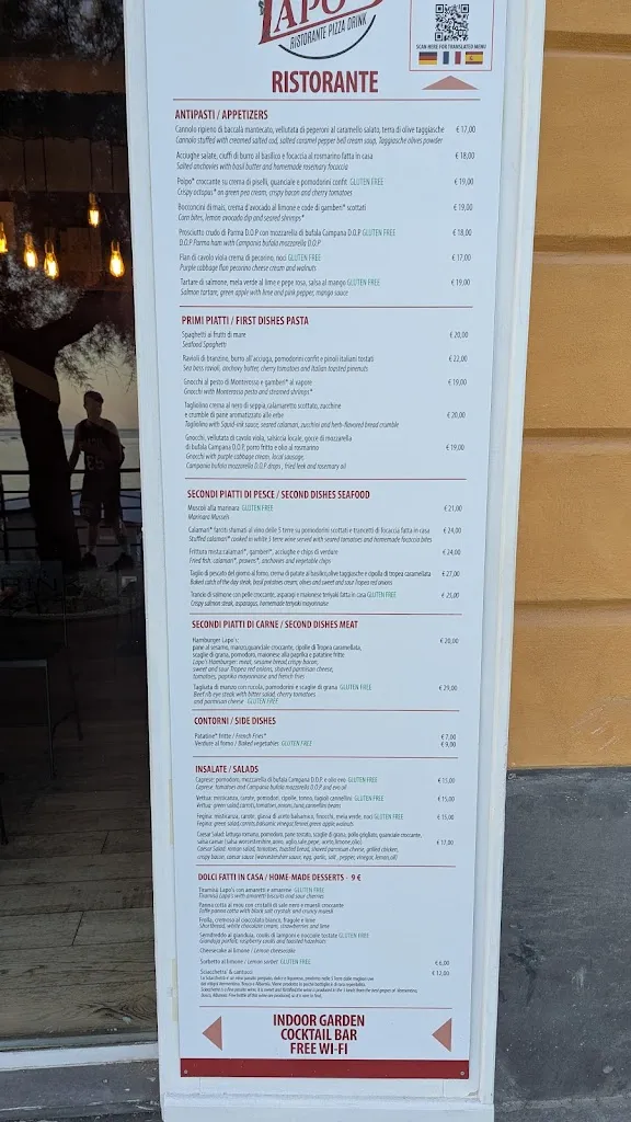 Menu_Lapo's³ Restaurant, Pizza & Drink - Monterosso Al Mare_Monterosso al Mare_image_1