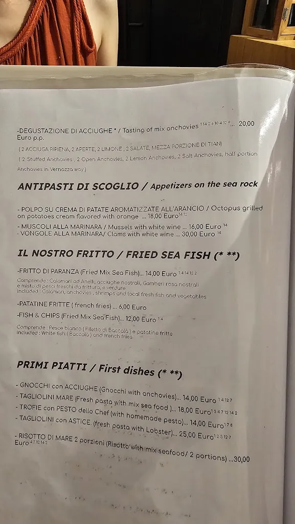 Menu_Il Gattaccio - Acciugheria & Street Food_Monterosso al Mare_image_1