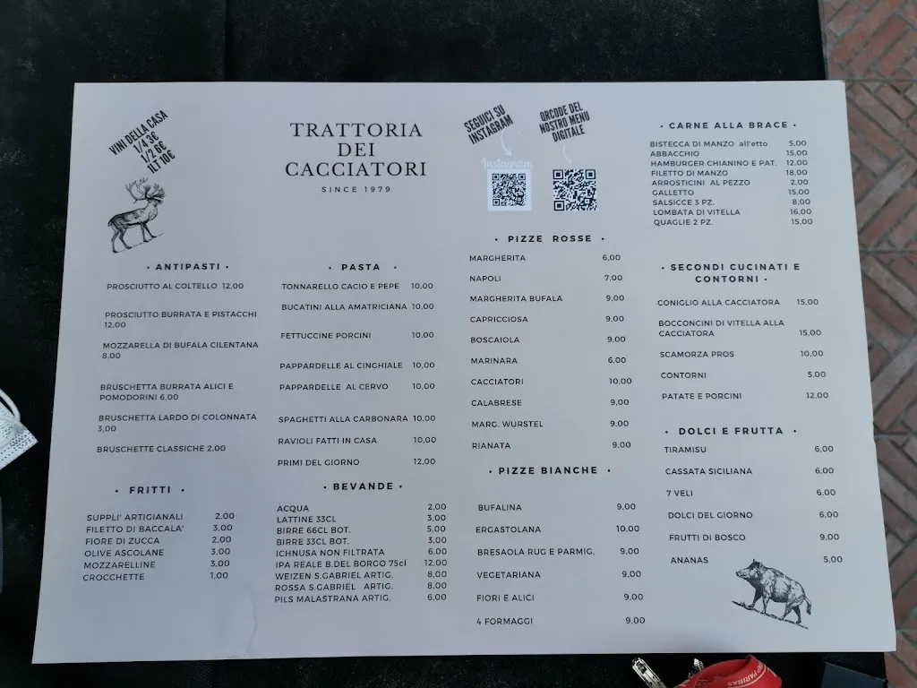 Menu_Trattoria Dei Cacciatori Roma_Osteria dei Cacciatori-Stella_image_4