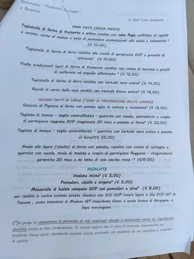 Menu_Trattoria La Loggia_Padivarma_image_1